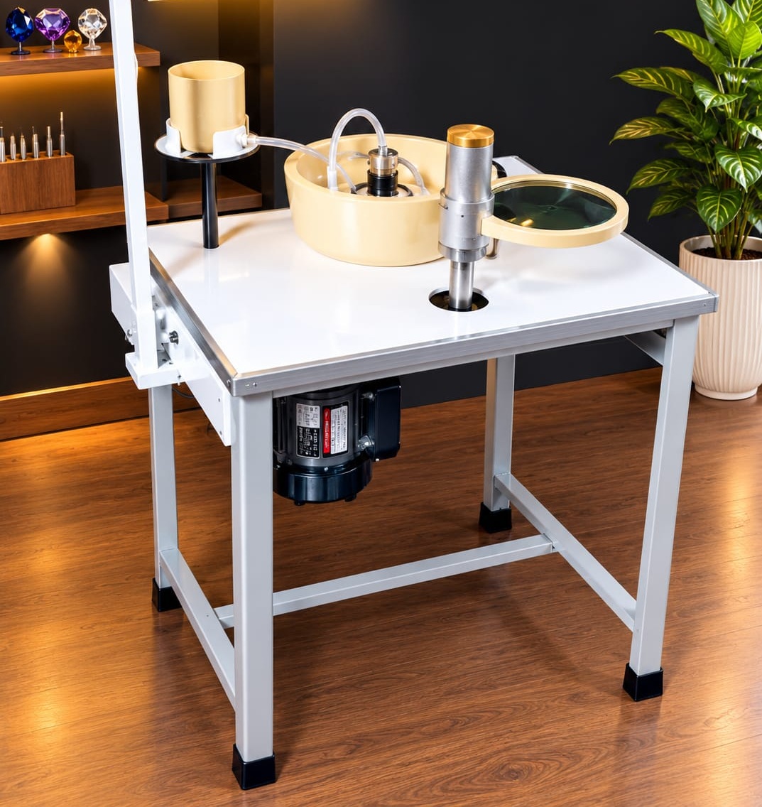 Precision gem faceting machine